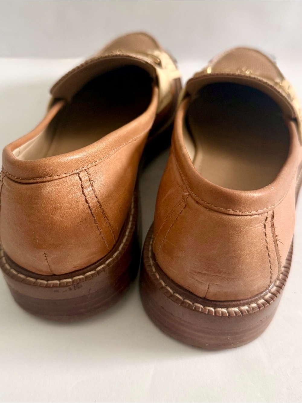 Sam Edelman Cammi Leather Fringe Loafers Chunky Size 7.5 - Picture 5 of 10